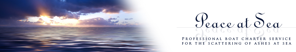 Sea Events ash scattering services
