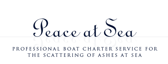 Peace at Sea - ash scattering South of England coast